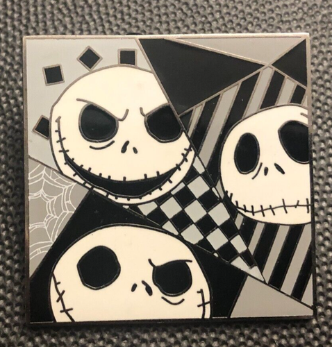 Disney pin 78580 Nightmare Before Christmas Jack Skellington faces patchwork