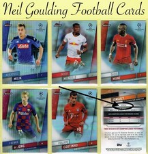 Topps Champions League FINEST 2019-20 ☆ REFRACTOR ☆ Football Cards #1 to 100