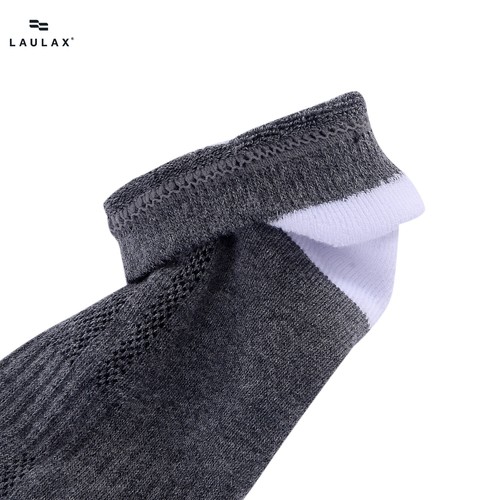Laulax men running socks ankle cotton seamless tendon protect smooth toes 4pairs - Picture 15 of 15