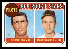 1969 Topps Baseball #394 Pilots Rookies EX/MT *d2