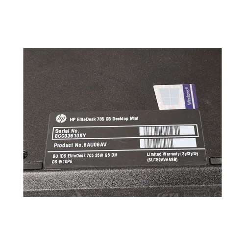HP 705 G5 Ryzen 5 Pro 3400GE/8GB RAM/128GB FESTPLATTE#PC202 - Bild 8 von 10