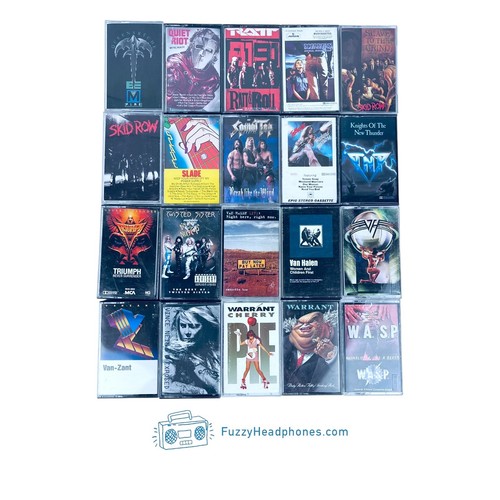 50 Metal Cassette Tapes: WASP Accept Manowar Cult Ratt KISS Judas Priest TESTED - Picture 3 of 4