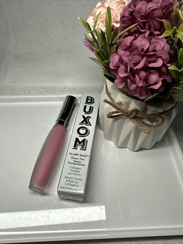 Buxom Plump Shot Sheer Tint Collagen-Infused Lip Serum LINGERIE New Authentic - Picture 4 of 6