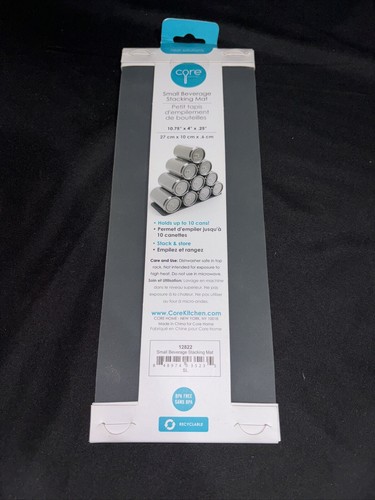 Core Kitchen Small Beverage Stacking Mat, Gray Color - Picture 19 of 24