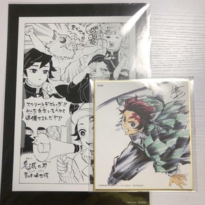 Demon Slayer Kimetsu No Yaiba Tanjiro Kamado Nezuko Shikishi Art Board picture