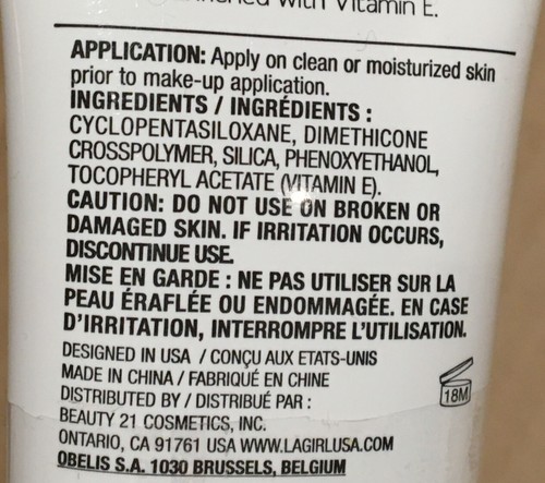 L.A. Girl Pro Prep HD Face Primer Clear 0.5 FL OZ Make Up Foundation Lot of 2 - Picture 4 of 8