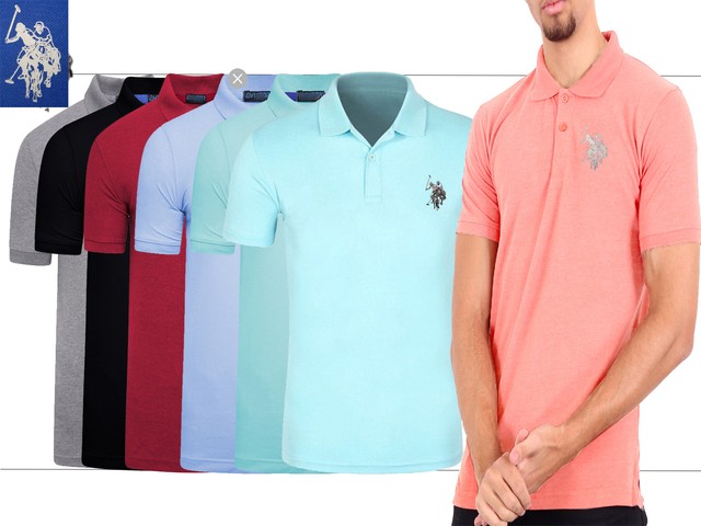 Mens Reebok Pique Polo Tee Casual T-shirt