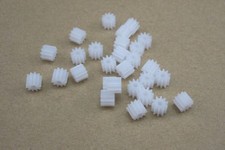 10pcs 10T M0.5 Plastic Gear 1.95mm Aperture Wheel For Gear Motor/DIY Toy