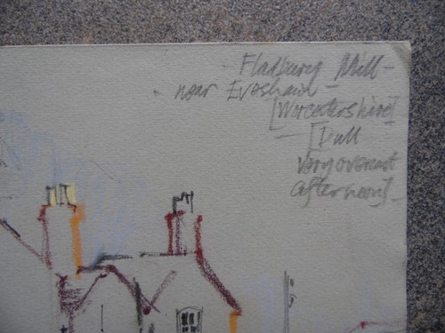 Fladbury Mill, Nr Evesham Worcs. Original Michael Cadman ARCA Drawing 1987 - Picture 3 of 4