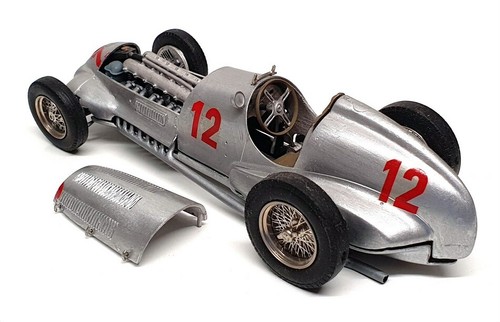 Western Models 1/24 Scale Built Kit WF5 - F1 Mercedes W125 #12 - Silver - Picture 5 of 7