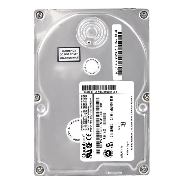 DELL 0009123U 9.1GB 7.2K 2MB SCSI U160 3.5'' KN09J011 DELL 0009123U 9.1GB 7.2K 2MB SCSI U160 3.5'' KN09J011