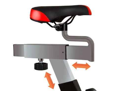 Bicicleta Indoor Daspinning Regulable Pantalla LCD Inercia 18kg, Comprob. - Imagen 3 de 11