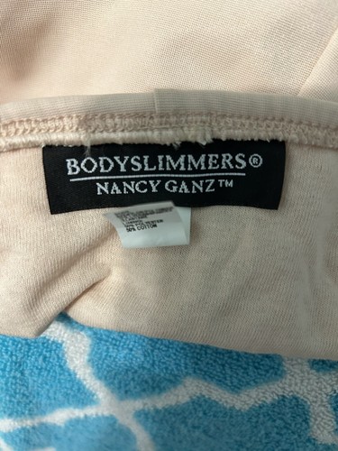 BODYSLIMMERS by NANCY GANZ BEIGE SHORTS- LACE TRIM LEGS -SIZE XL -NYLON BLEND - Picture 8 of 8