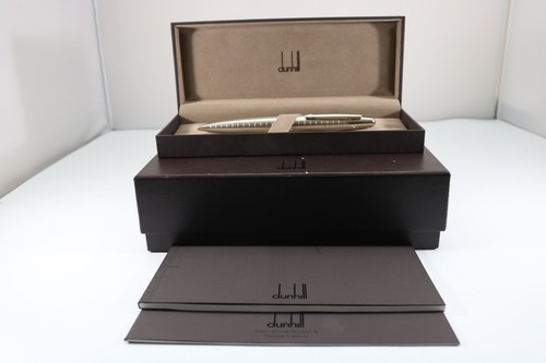 Alfred Dunhill AD2000 Limited Edition Square Pattern Palladium Silver Ballpoint - Picture 1 of 12