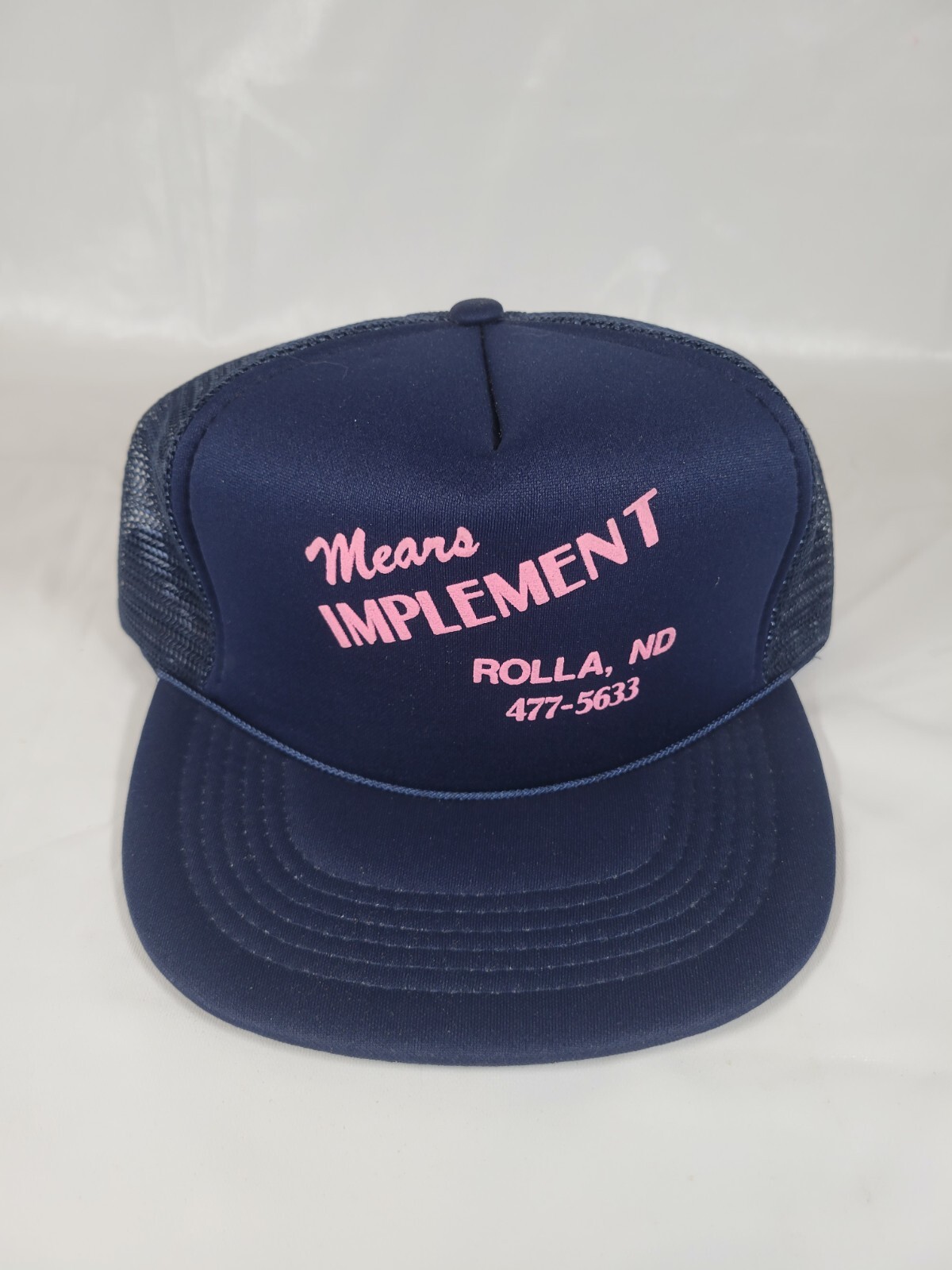 Vintage Mears Implement Rolla, ND Mesh Snapback Trucker Hat eBay