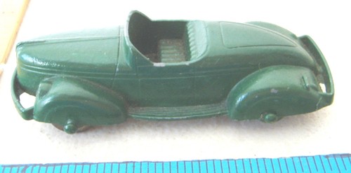 ~TOOTSIETOY~NO 233 BOAT TAIL ROADSTER~1947-1952~VERDE~ - Imagen 3 de 7
