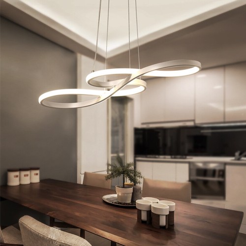 LED Pendant Light Room White Ceiling Light Bar Lamps Kitchen Chandelier Lighting - Picture 9 of 11