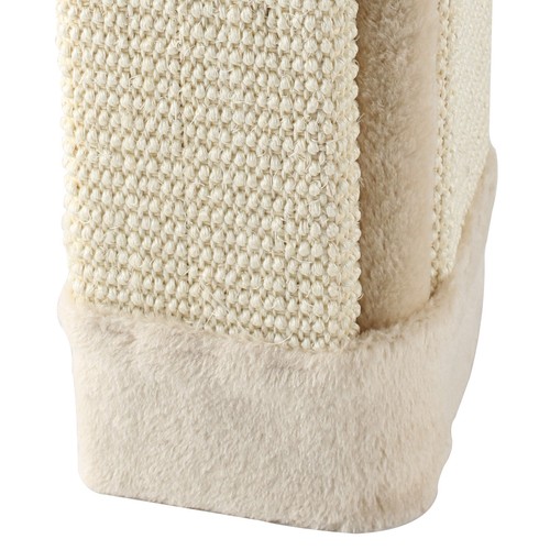 Beige Katzenkratzbrett Eckkratzbrett Kratzbrett Wandkratzbrett Katzen Kratzecke - Bild 6 von 8