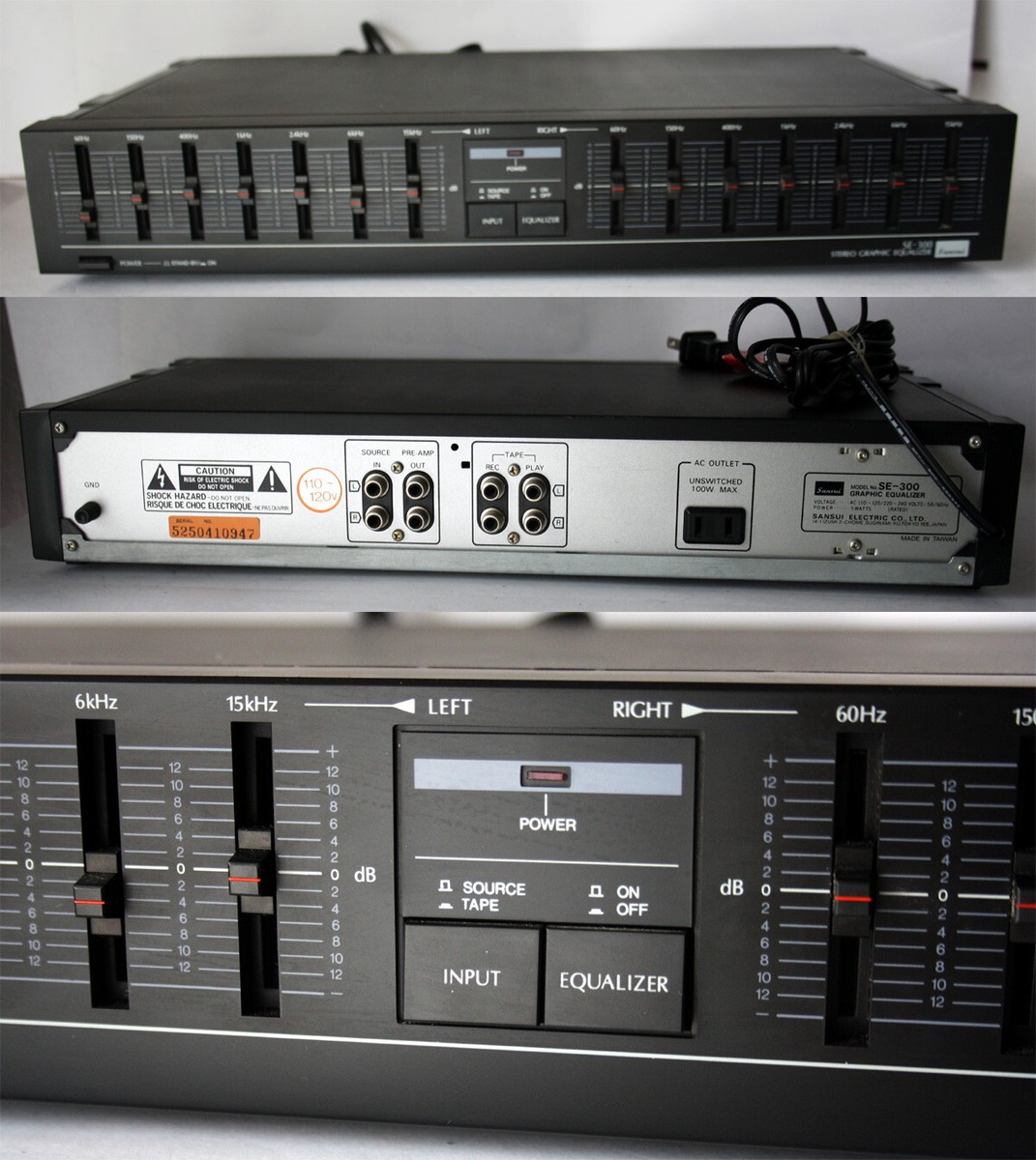 SANSUI オーディオセット Sansui CD-5 Stereo Multi-channel Divider in Very Good
