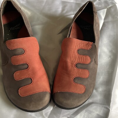 Dansko Leather Unique Slip On Size 38 US 8