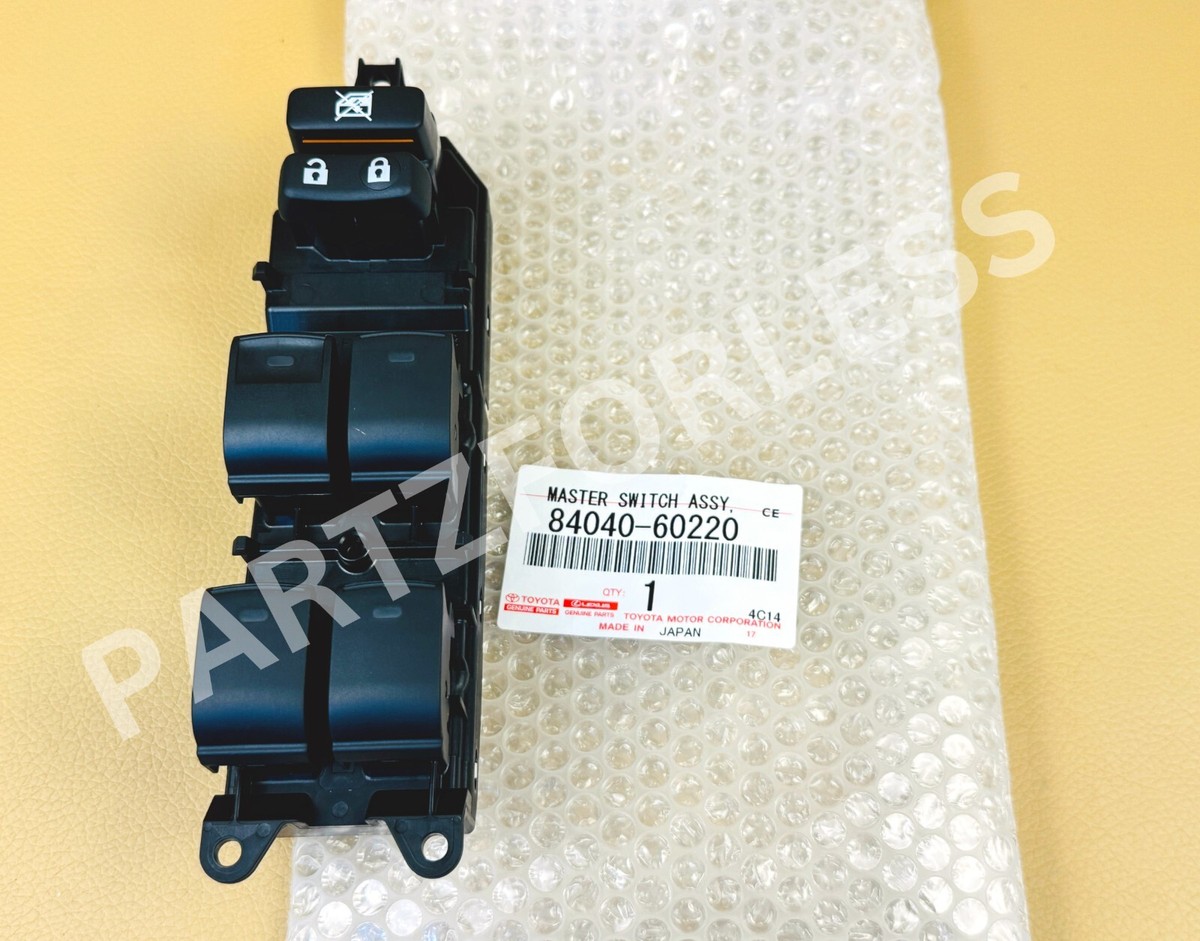 84040-60220 TOYOTA GENUINE MASTER SWITCH ASSY MULTIPLEX