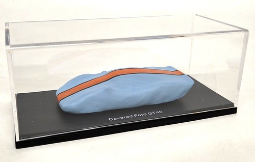 Matrix 1/43 Ford GT40 Undercover Blue / Orange Gulf Diorama Resin Model Car - Picture 4 of 6