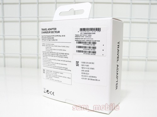 Adattatore da viaggio originale Samsung 45 W ricarica super veloce 2.0 EP-TA845 per Note10+ - Foto 3 di 15