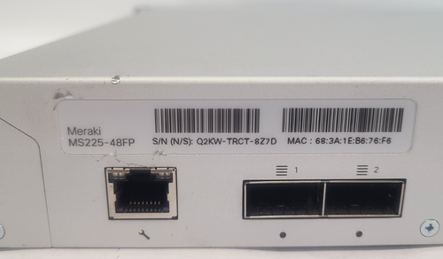Cisco Meraki MS225-48FP-HW 48-Port/PoE 4 Port SFP+ UNCLAIMED - Picture 16 of 19