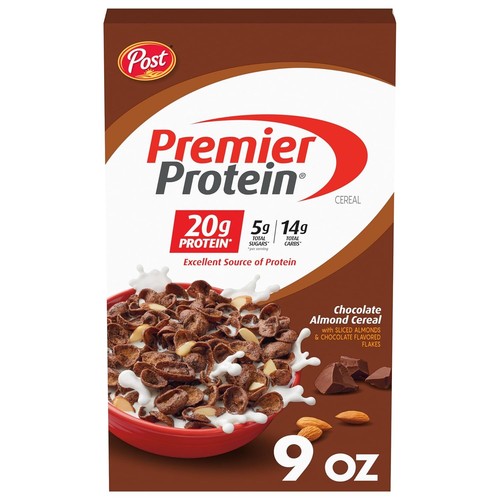 Post Premier Protein Schokolade Mandel Müsli 9 Unzen Box schneller kostenloser Versand