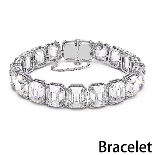 Hot Verkauf Luxus grüne Halskette Ohrringe Armband Schmuckgeschäft Sets Neu - Bild 21 von 74