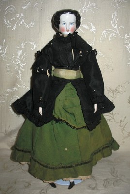 Download 1800's Antique German Doll with Porcelain Head, Legs and ...
