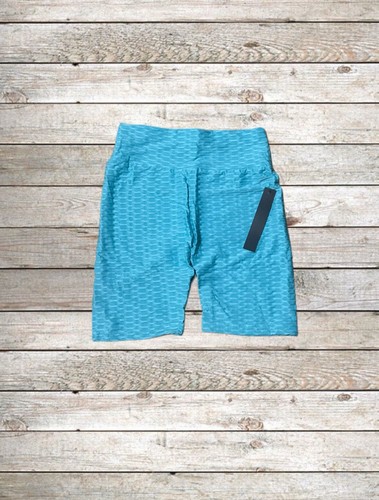 Women’s SMALL Biker Shorts 2 PAIR Yoga High Waist Anti-Cellulite Stretchy Active - Picture 8 of 10