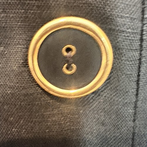 Maxi Vestido Vintage Años 80 Manga Dolman Mediano Negro Bolsillos Cuello Almohadillas para el Hombro - Imagen 3 de 17