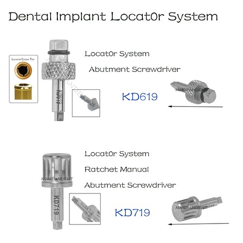 Tornillo de pilar localizador de implantes 3/4/5,0 mm GH tapa macho y herramienta para Den-tium Mega Gen - Imagen 5 de 143