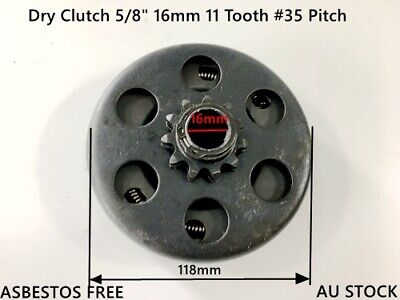 Centrifugal Dry Clutch 5/8" 15 Tooth #35 Pitch Go Kart Drift Trike Buggy Centrifugal Dry Clutch 5/8" 15 Tooth #35 Pitch Go Kart Drift Trike Buggy