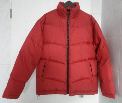 Basefield Sports Elements Herren Daunenjacke Winterjacke Herrenjacke Jacke Rot