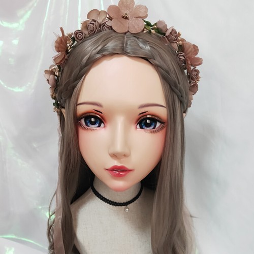 KnowU Kigurumi Cosplay Elf Mask Head Shell BJD Doll Face Cute Sexy Crossdresser - Picture 3 of 11