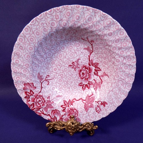 Johnson Brothers Lotus Ironstone Soup Pasta Bowls x 2 - Picture 3 of 5