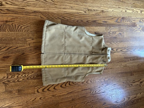 Women’s Outdoor Vest Faux Suede and Warm Sherpa Lining Size Large - Picture 6 of 8