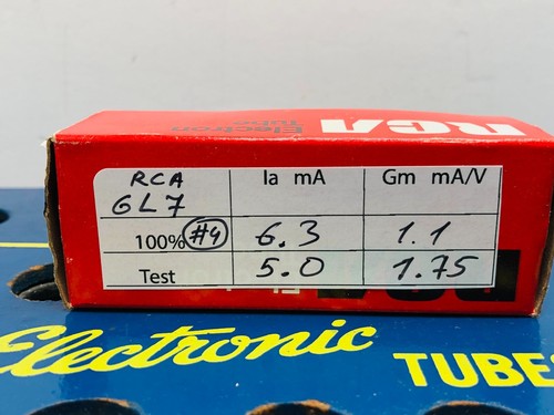 RCA 6L7 NOS Tested Strong Life Test Excellent Tube - Picture 5 of 9