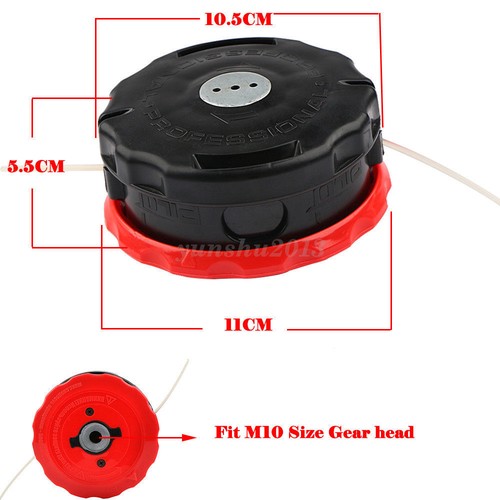 UNIVERSAL FAST TWISTER BUMP FEED LINE M10 TRIMMER HEAD BRUSH CUTTER SNIPPER - Picture 4 of 4