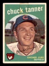 1959 Topps Baseball #234 Chuck Tanner PR *f1