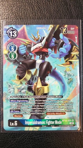 Imperialdramon: Fighter Mode Alternate Art BT12-031 M PF Digi Across Time