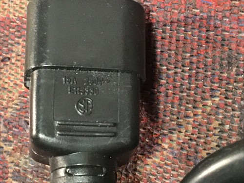WELL SHIN WS-002 15A 250V E115330 14AWG VW-1 SJT Power Supply Cable 1.5M - Picture 5 of 8