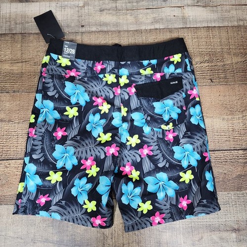 NEW Hurley Boys' Floral Flowers Board Shorts Youth Size 12 Waist 26” Retail - Picture 6 of 7