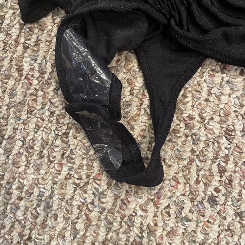 Free People Damen Schwarzer langärmeliger Bodysuit mit gerafftem quadratischem Ausschnitt Größe S - Bild 5 von 13