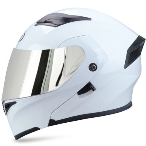 DOT Approved Motorcycle Helmet Double Lens Modular Flip Racing Motocross Helmets - Picture 14 of 15