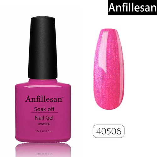 Anfillesan Gel Nail Polish Soak off UV LED Nail Gel Top Coat Base Coat Gel Nails - Picture 26 of 92