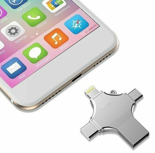 Clé photo USB 3.0 mémoire flash clé U clé USB 2 To 128 Go OTG 4 en 1 pour iPhone Samsung - Photo 2/11