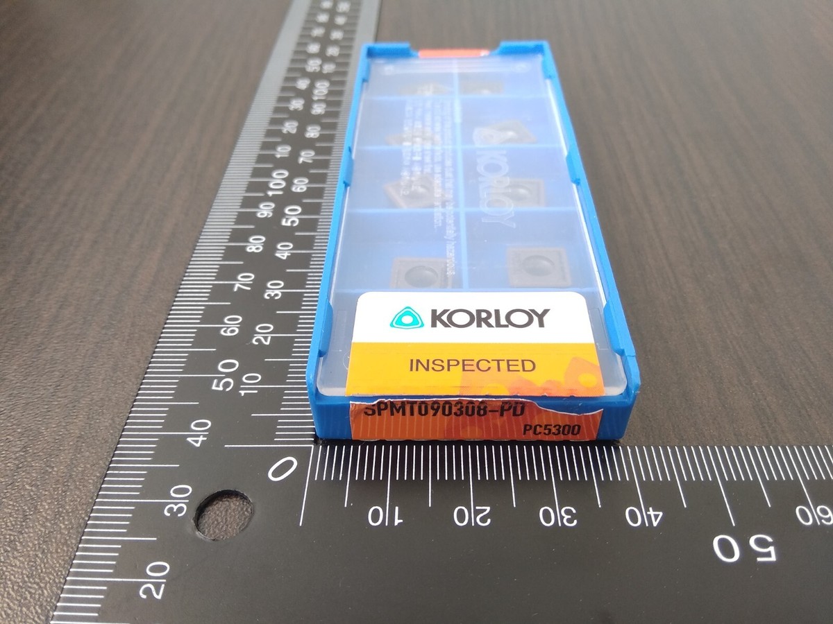 KORLOY SPMT 090308-PD PC5300 10 PCS Original carbide inserts